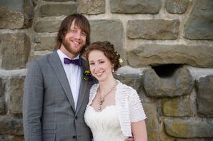 Bride and Groom in Eastsound, Washington