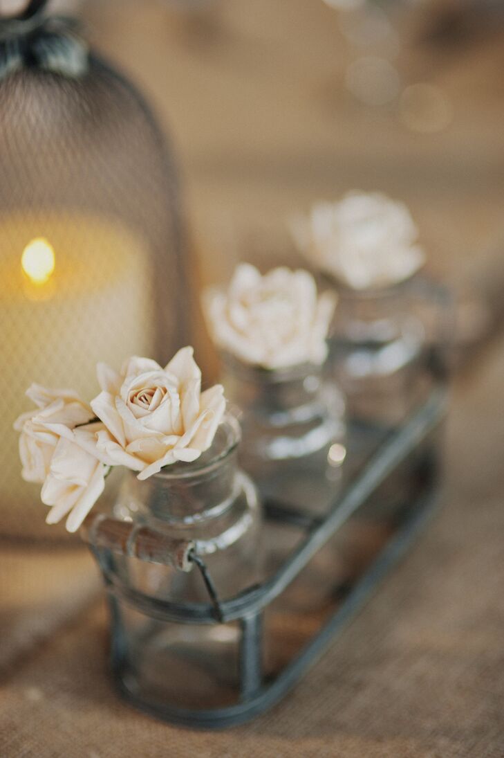 Wood Flower Centerpiece