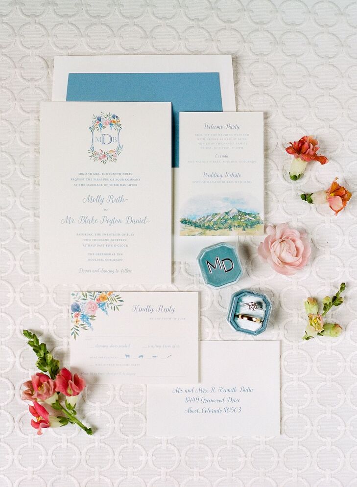 Whimsical Invitations and Paper Goods with Watercolor Artwork