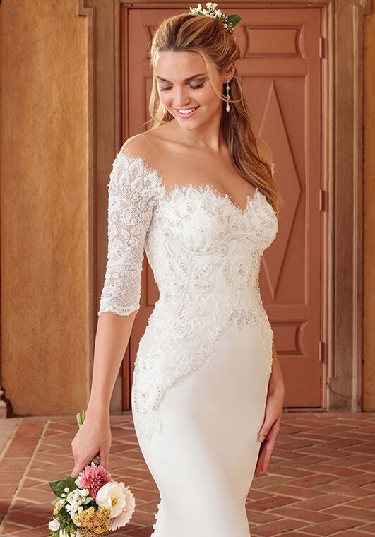 Casablanca Bridal 2317 Imogen Mermaid Wedding Dress - 3