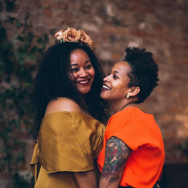 Jewel tones in this autumnal engagement photo