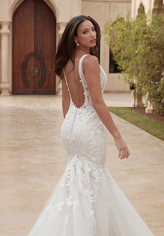 Sincerity Bridal 44426 Mermaid and Trumpet Wedding Dress - 4