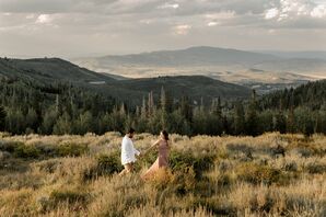 Mountain Engagement Photo in Park City, Utah