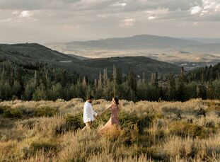 When it came time to say "I do," Rohit and Catherine returned to where they first met, Park City, Utah, along with their closest friends and family fo