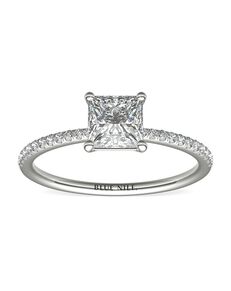Blue Nile Princess Cut Engagement Ring