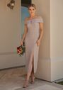 B2 Bridesmaids by Jasmine B253024 Off the Shoulder Bridesmaid Dress - thumbnail - 1