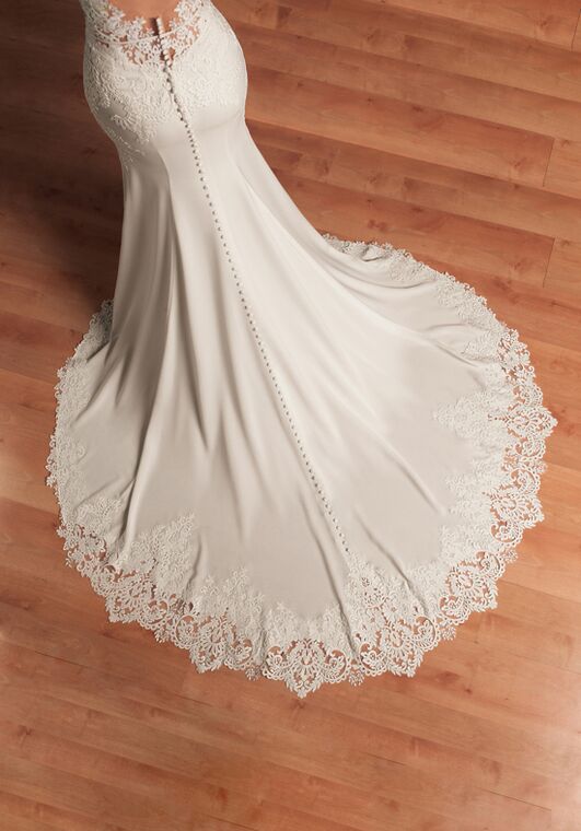 Stella York 6648 Fit-and-Flare Wedding Dress - 3