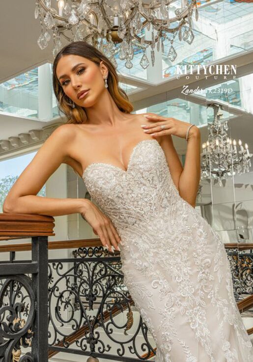 KITTYCHEN Couture ZANDER DEE, K2319 Fit-and-Flare Wedding Dress - 5