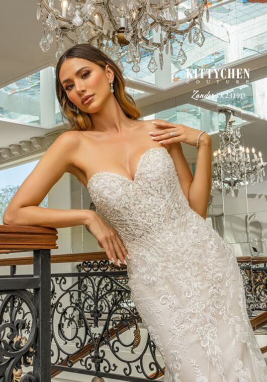 KITTYCHEN Couture ZANDER DEE, K2319 Fit-and-Flare Wedding Dress - 5