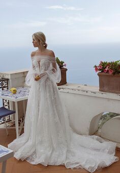 Amalfi Passion collection by Ricca Sposa Fedele 24-031 A-Line Wedding Dress