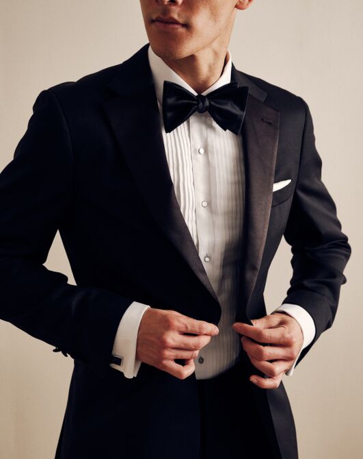 Tie Bar The Tuxedo Black Jacket Black Tuxedo - 3