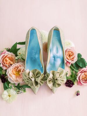 Green Wedding Shoes as Bride's Something Blue