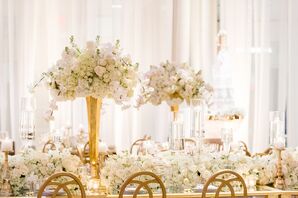 orchid wedding arrangements