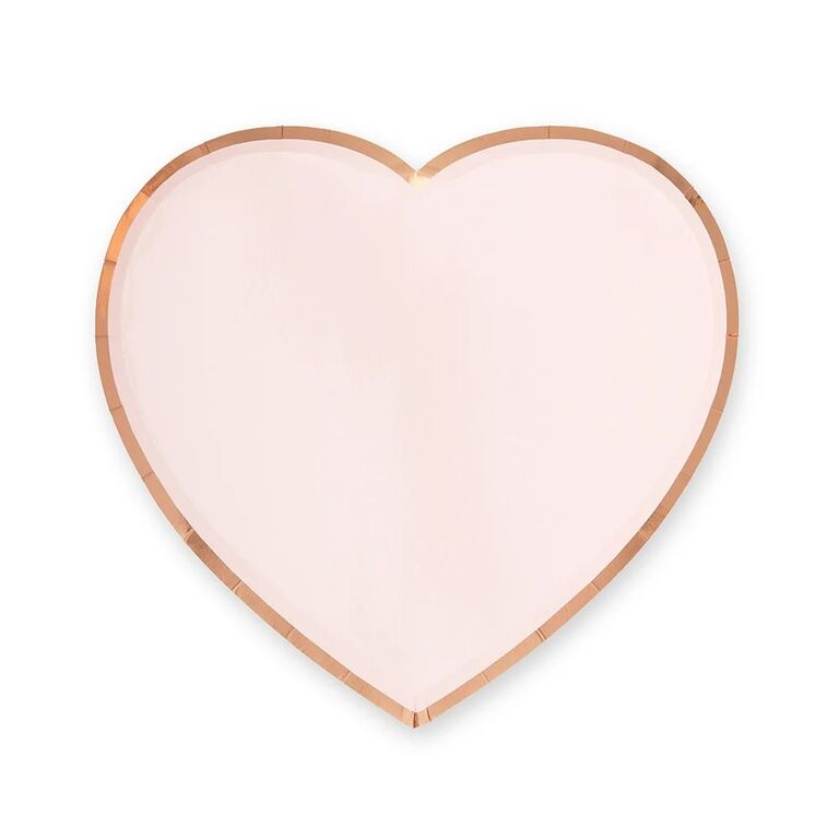 A lovely heart-shaped paper wedding decoration.