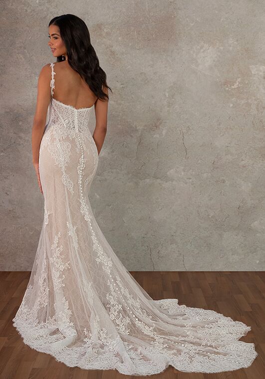 Essense of Australia D4437 Fit-and-Flare Wedding Dress - 3