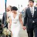 Monique Lhuillier Dress, Vera Wang Sash