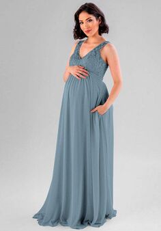 Kennedy Blue Palmer V-Neck Bridesmaid Dress