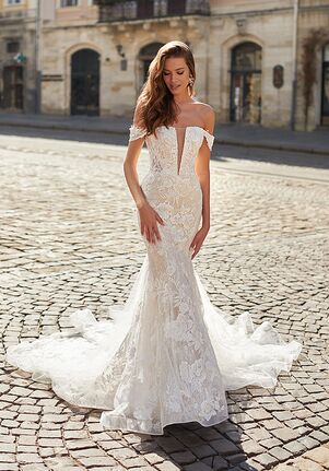 Moonlight Couture H1481 Mermaid Wedding Dress