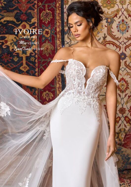 IVOIRE by KITTY CHEN MIA LYNN, V2314 Fit-and-Flare Wedding Dress - 3