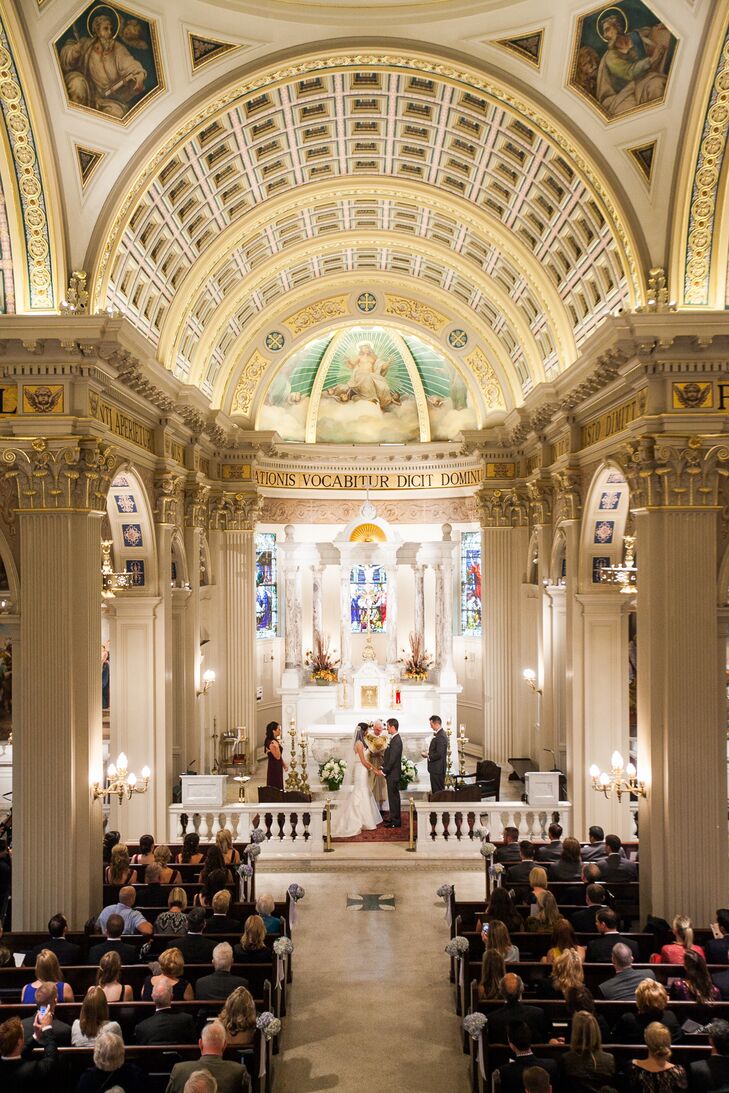 "I've spent summer weekends in Spring Lake with my family since I was a little girl," says Caitlin. "I always dreamed I would get married at the beautiful St. Catharine's one day."