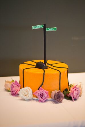 Basketball-Themed Groom's Cake