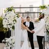 One Couple's Glamorous Wedding at Tribeca Rooftop in New York City