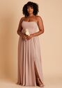Birdy Grey August Convertible Dress in Chiffon Taupe Bridesmaid Dress - thumbnail - 5