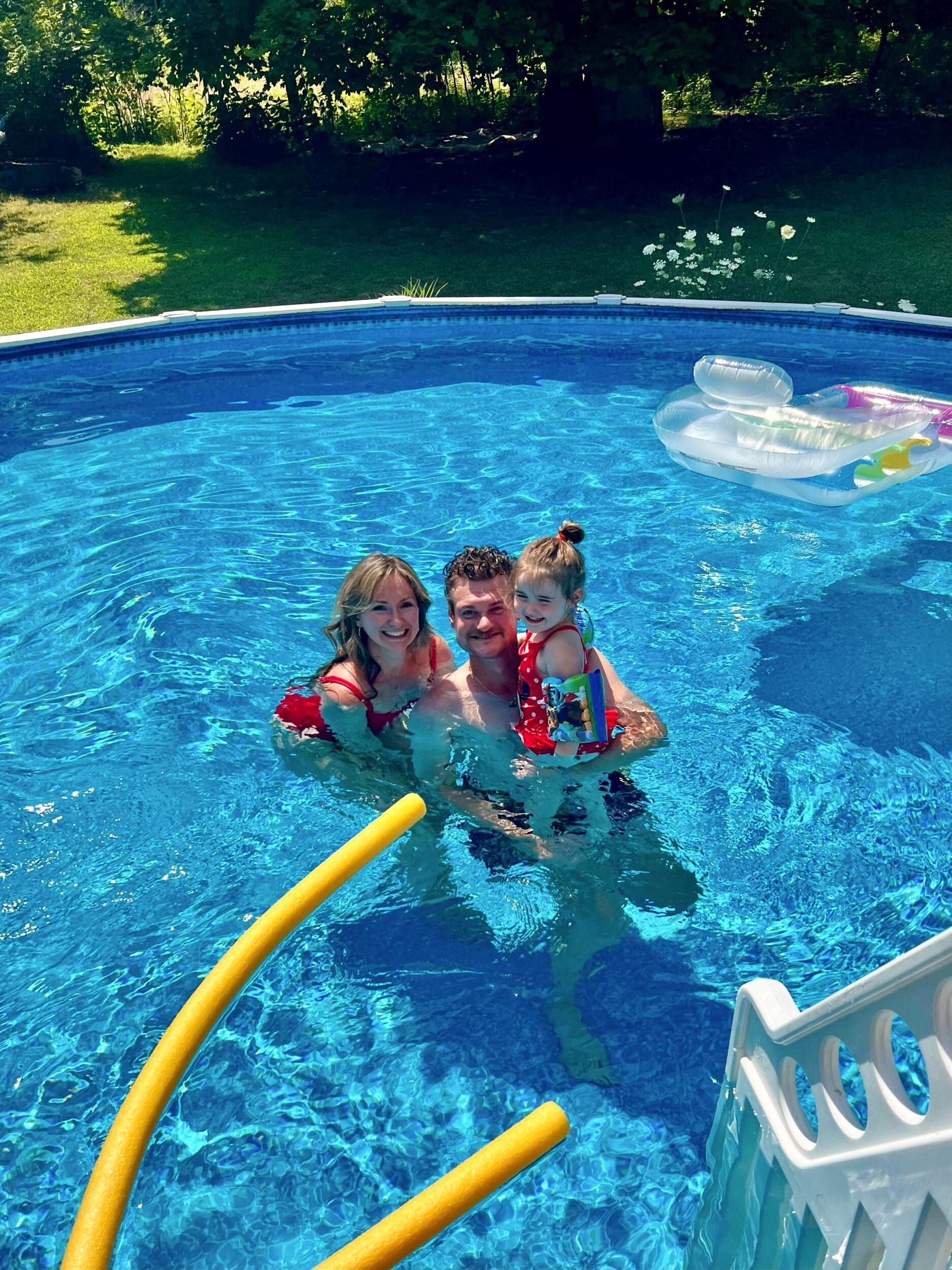 Pool day at Dee Dee and Dave's 