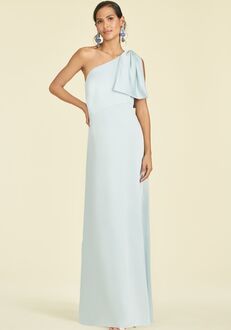 Sachin & Babi Chelsea Gown - Ice Blue One Shoulder Bridesmaid Dress