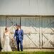 Classic Navy Groom’s Suit with Purple Tie