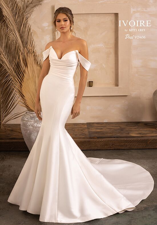 IVOIRE by KITTY CHEN DESI, V2406 Trumpet Wedding Dress - 1