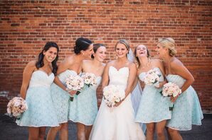 Mori Lee Blue Bridesmaid Dresses