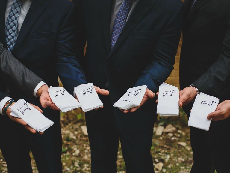 Groom's Crew Groomsman Custom Favor Bags