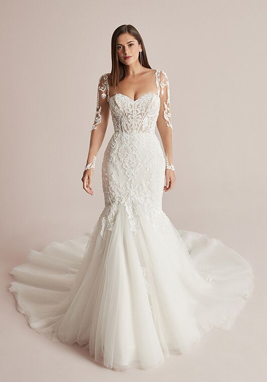 Justin Alexander Cain Wedding Dress - 4