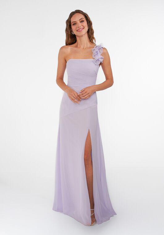 B2 Bridesmaids by Jasmine B283007 One Shoulder Bridesmaid Dress - 2