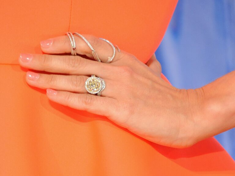 Carrie Underwood's engagement ring. 