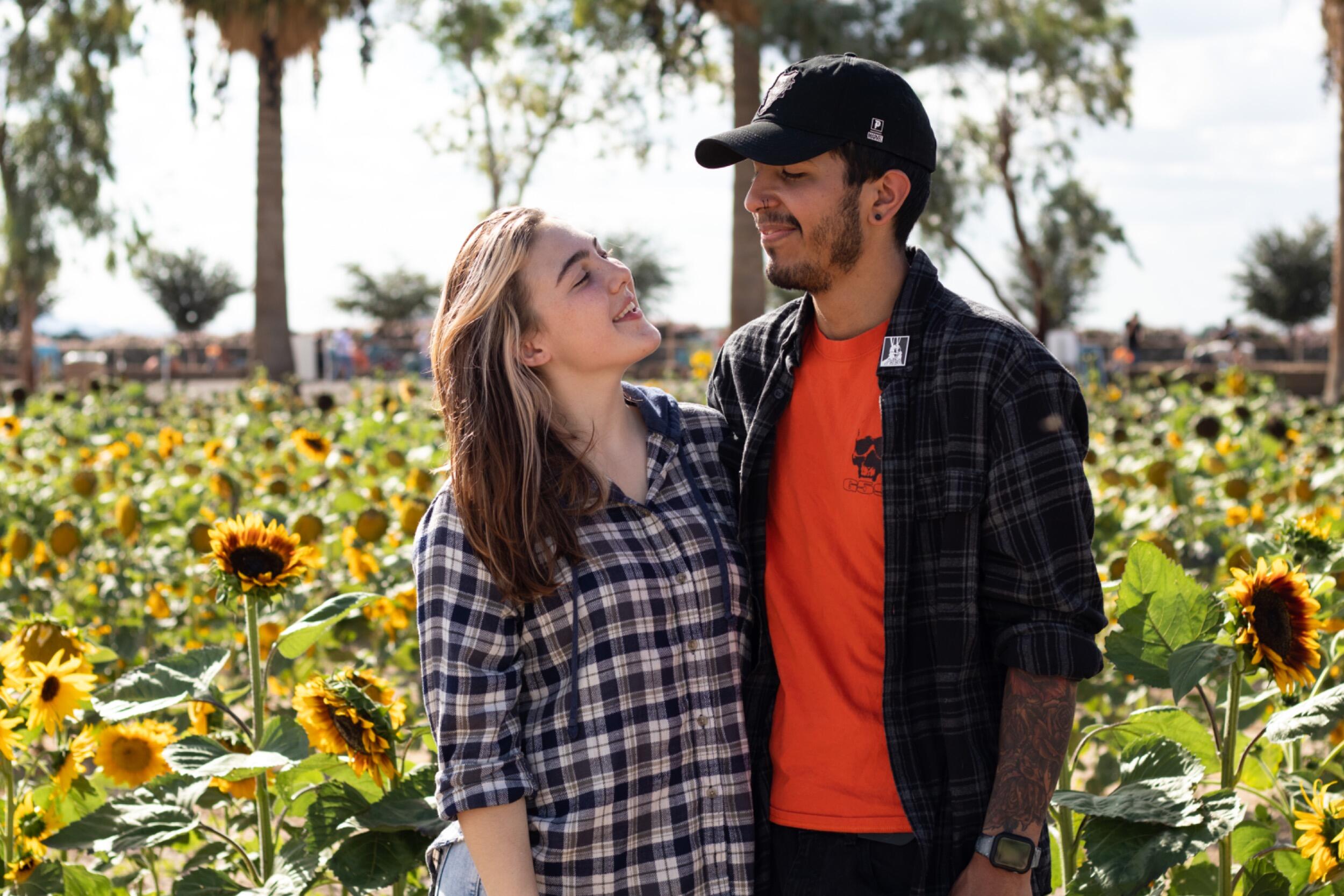 A very happy Halloween in a very bright sunflower patch. It was our first time ever going to one, and it was such a blast with Alanah’s family.
