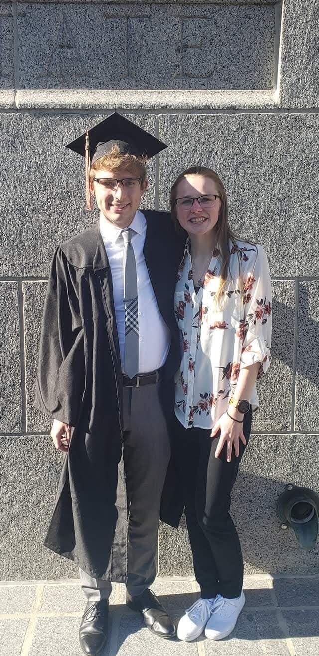 Jared graduated with his degree in Economics. 