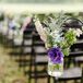Purple Lisianthus, Hypericum Berry Aisle Decor