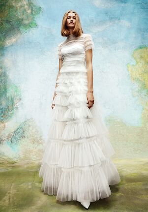 Viktor&Rolf Mariage EMBELLLISHED TULLE RUFFLE GOWN A-Line Wedding Dress