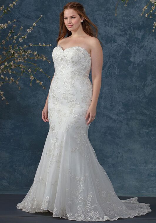 Beloved by Casablanca Bridal BL244 Lapis Mermaid Wedding Dress - 5