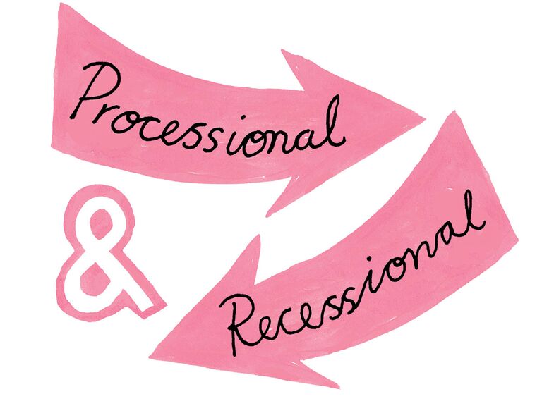 professional recessional difference