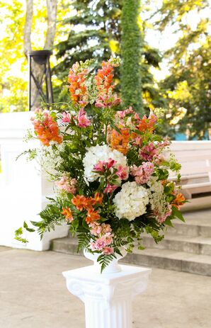 Vibrant Orange Floral Arrangement
