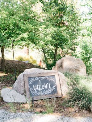 Simple Chalkboard Sign