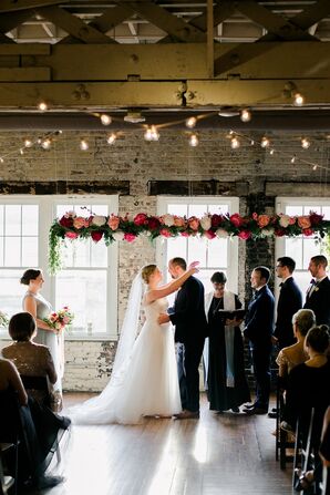 DIY Floral Chandelier