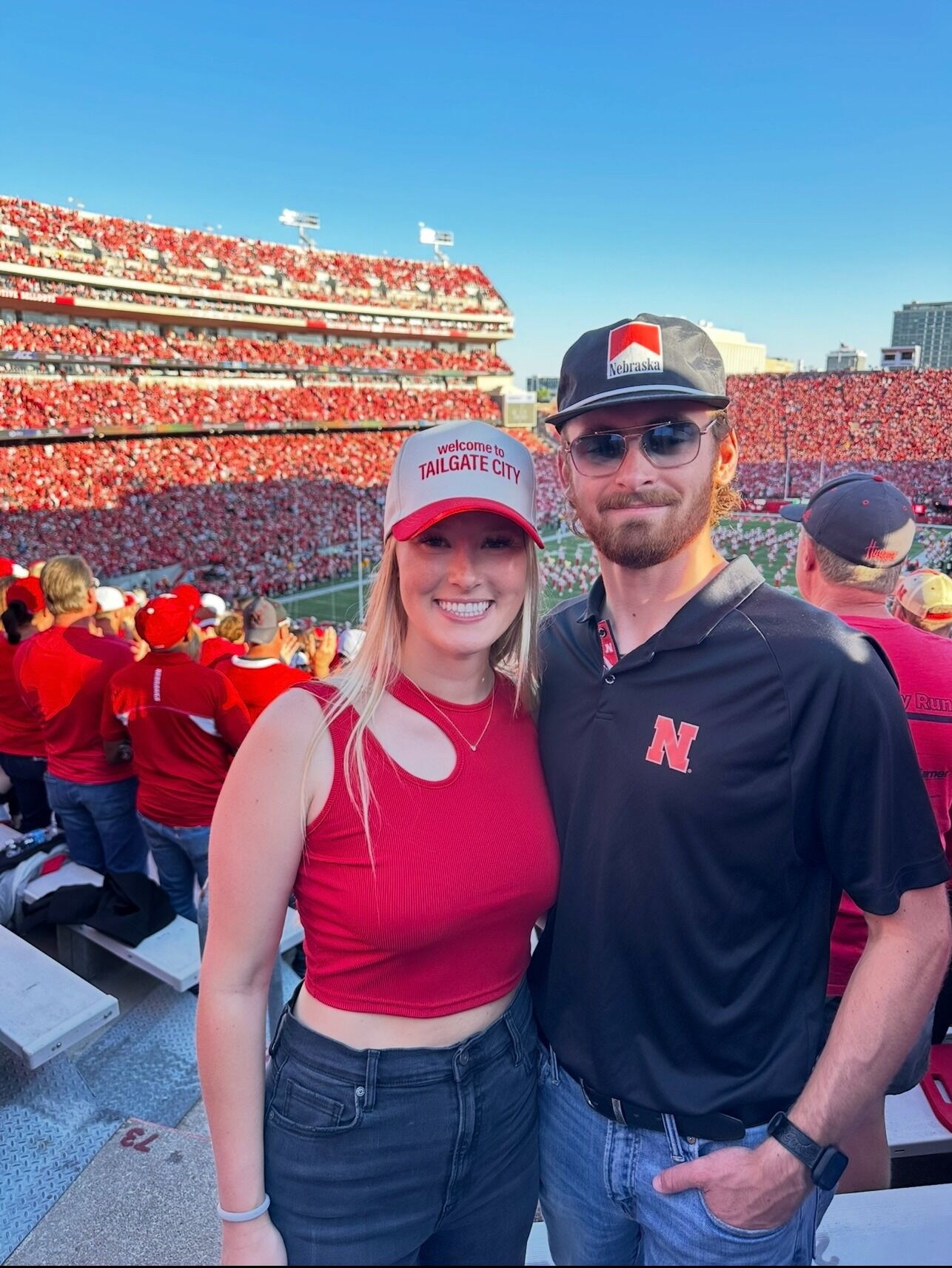 Picture of Husker football games