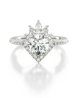 James Allen Round Cut Engagement Ring