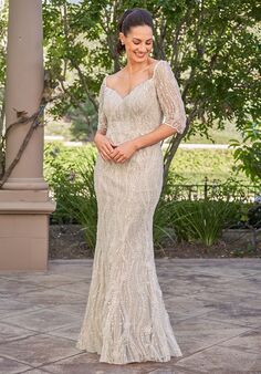 Jade Couture Mother of the Bride by Jasmine K258026 Champagne Mother Of The Bride Dress