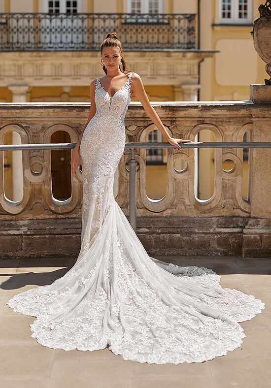 Moonlight Couture H1491 Mermaid Wedding Dress - 1