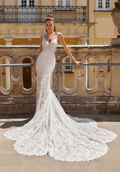 Moonlight Couture H1491 Mermaid Wedding Dress